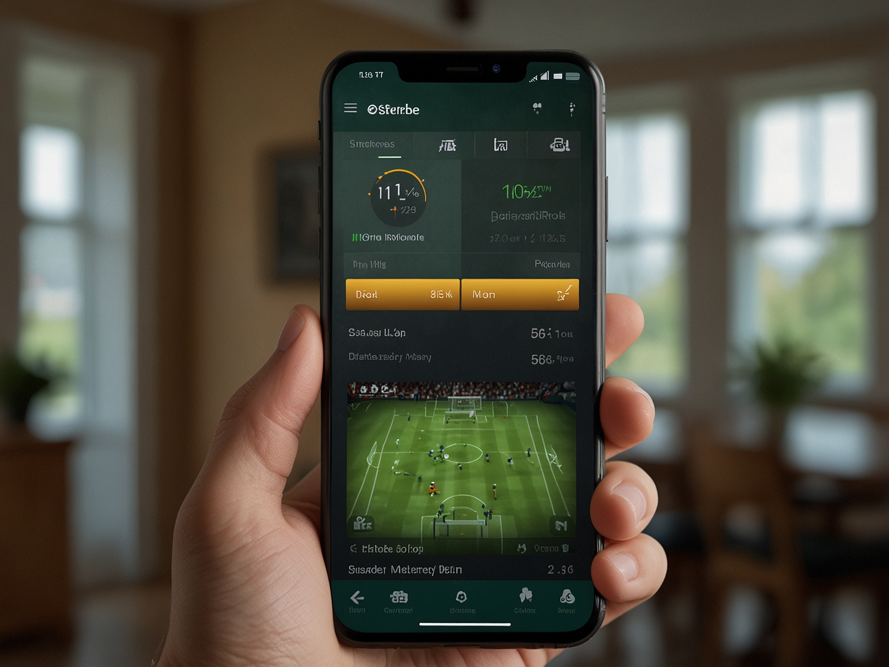Svenbet mobile application on phone
