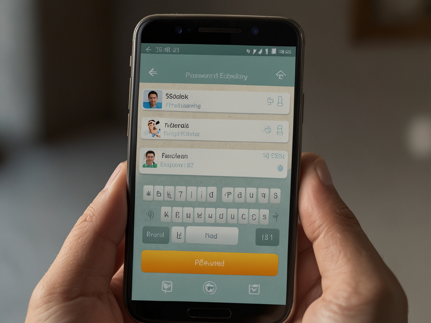 Password recovery illustration